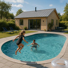 Oval pool Toscana