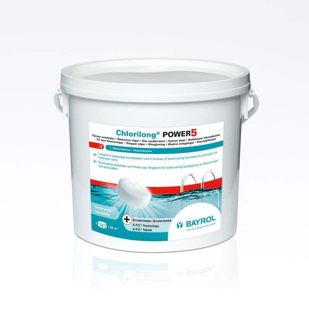 Bayrol Chlorilong Power 5 tabletter 250 g, 5 kg