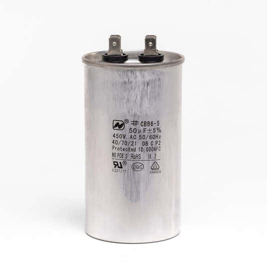 Kompressorkondensator 50 µF till 34-180102, 34-180122 och 34-180132