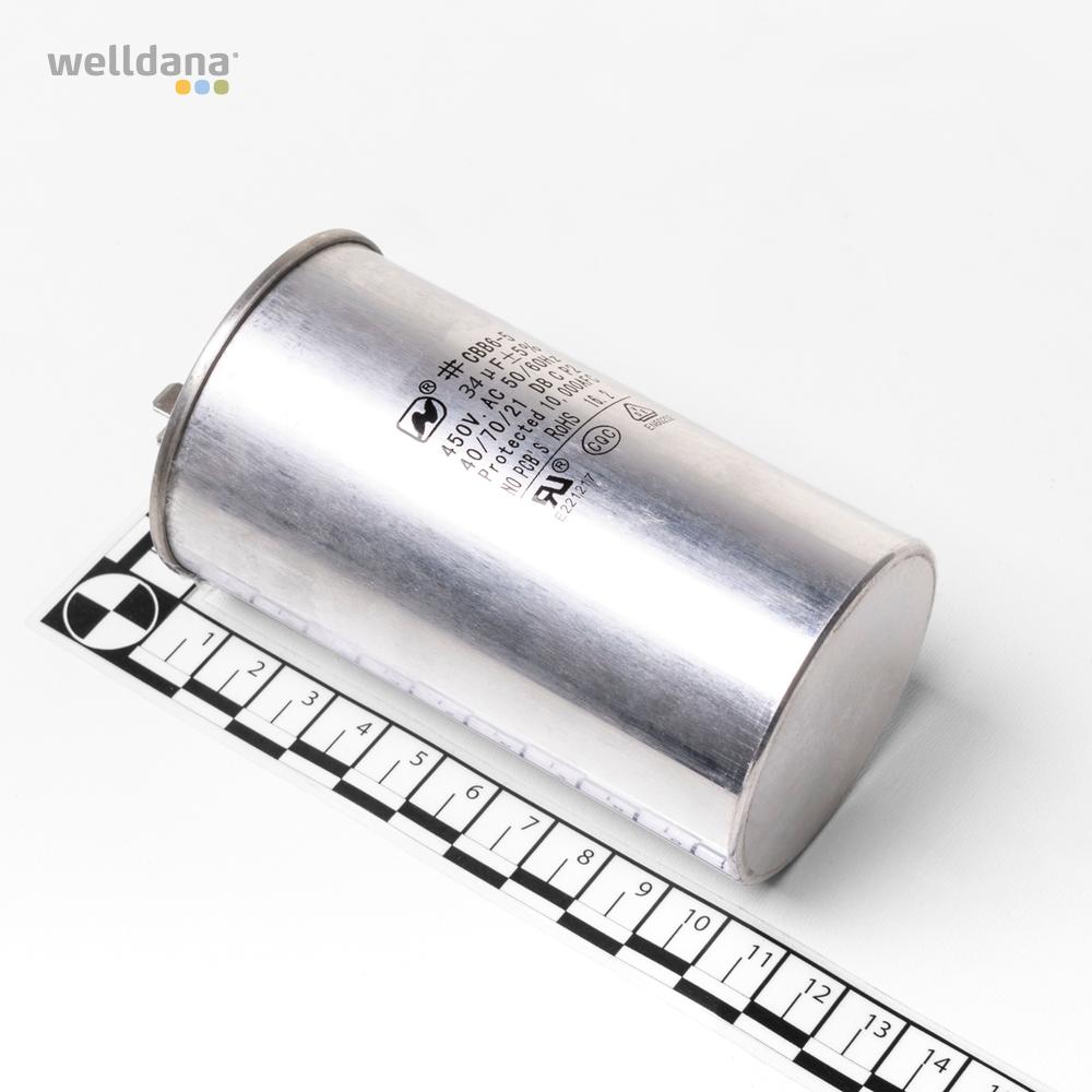 Kompressorkondensator 34 µF till 34-180100, 34-180105 och 34-180120