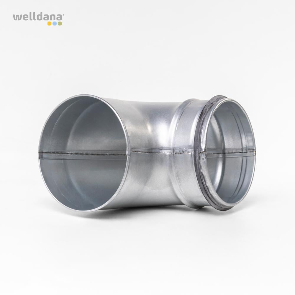 Ventilationsböj 90° Ø100 mm till avfuktare