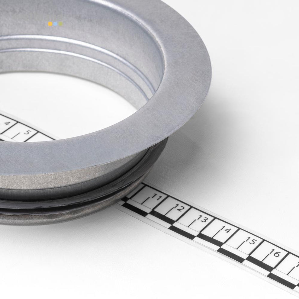 Ventilram med gummiläpp Ø100 mm till avfuktare