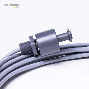 Welldana flottörgivare 12 V med 5 m kabel