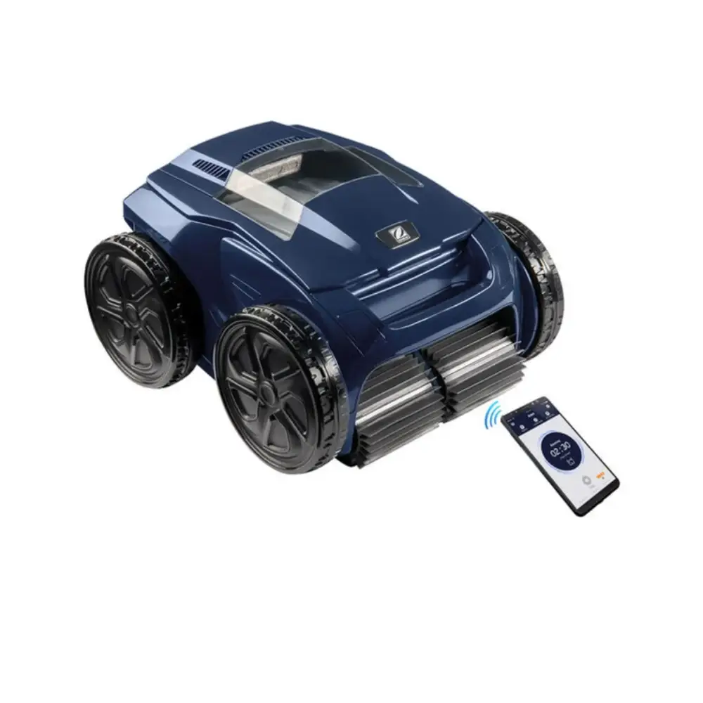 Zodiac Alpha poolrobot med konstant cyklonal aspiration i djupblå design